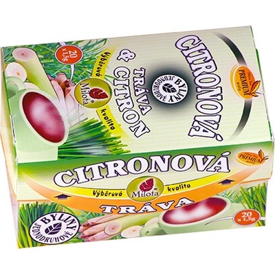 Milota Citronová tráva s citronem 20 x 1,5 g
