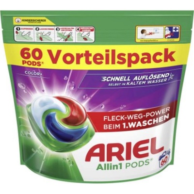 Ariel Pods All in 1 Color kapsule na farebné pranie 60 PD