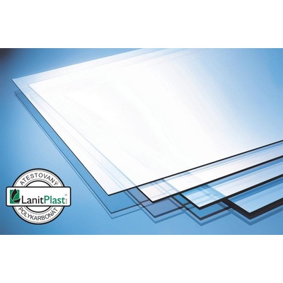 Lanit Plast Marlon FSX 5 mm polykarbonát plný 2,10 x 4,12 m čirý PK52-511