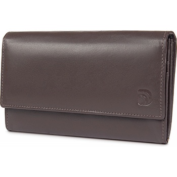 Delis Дамски портфейл Delis, Bailey PT1185, естествена кожа, кафяв (PT1185)