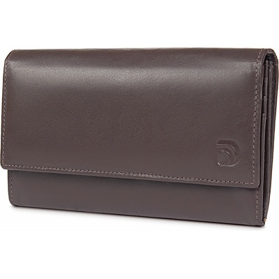 Delis Дамски портфейл Delis, Bailey PT1185, естествена кожа, кафяв (PT1185)