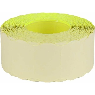 Cenové etikety, 25x16, FLUO citrónová