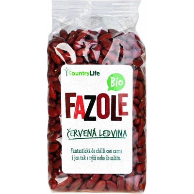 Country Life Fazuľa červená ľadvina Bio 0,5 kg