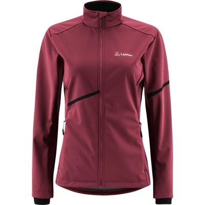 Löffler Дамско софтшел яке Löffler Women's Jacket Farida CF Airblocc Light Softshell jacket - Aubergine - размер 44 (EU) (103-2663-0115)