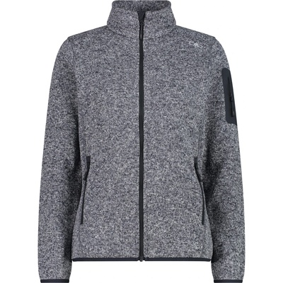CMP Дамско поларено яке CMP Women's Jacket Jacquard Knitted Fleece jacket - Antracite - размер 44 (EU) (105-4942-2016)