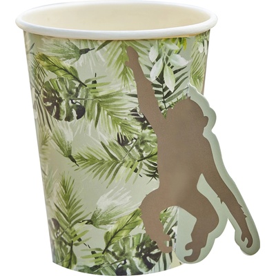 Ginger Ray Парти Чаши - Маймунки