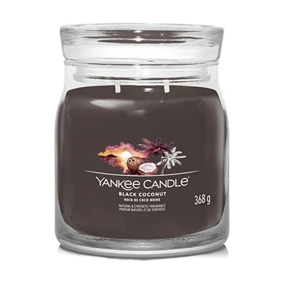 Yankee Candle Black Coconut типична свещ средна 368 гр