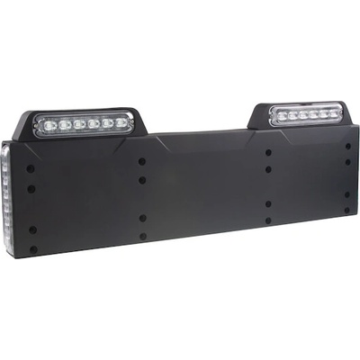 4x PREDATOR 6x4W LED pod SPZ, 12-24V, modrý, ECE R65, BRRZ02B