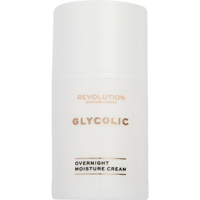 Revolution Beauty Нощен крем за лице Glycolic Acid, 50 ml