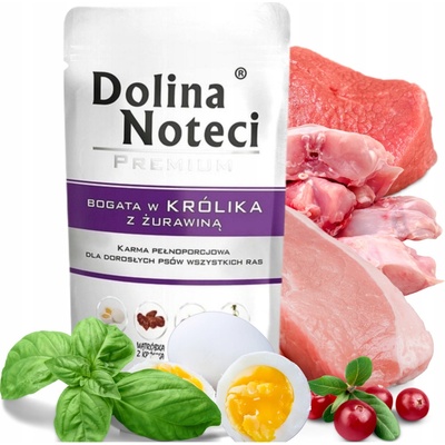 Dolina Noteci Premium bohaté na králika s brusnicou 150 g