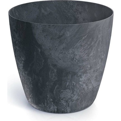 PROSPERPLAST Květináč MATE BETON EFFECT antracit 29,5 cm