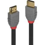 Lindy LNY-36965 : : HDMI 2.0 кабел, Anthra Line, 4K, 60Hz, A-A, M-M, черен, 5.0 м (LNY-36965)
