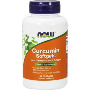 NOW Curcumin Softgels 120 капс