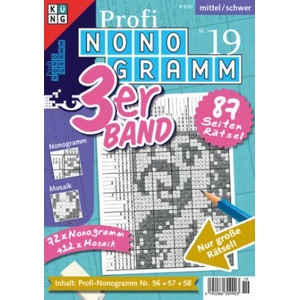 Profi-Nonogramm 3er-Band Nr. 19 (ISBN: 9783906949581)