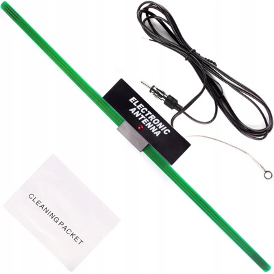 Vnútorná automobilová anténa AM/FM AMiO ANT05 zosilňovač 12V 34cm