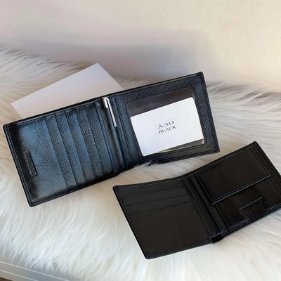 Мъжки Черен Портфейл 2 в 1 - Модел А30