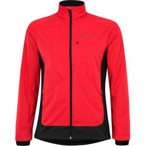 Löffler Мъжко софтшел яке Löffler Jacket Faro CF Airblocc Light Softshell jacket - Red - размер 52 (EU) (003-3731-0213)