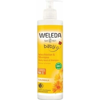 Weleda baby Měsíčkový mycí krém a šampon 400ml
