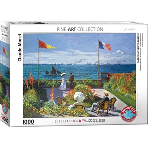 EUROGRAPHICS Пъзел Eurographics от 1000 части - Градина в Sainte-Adressе (60006039)