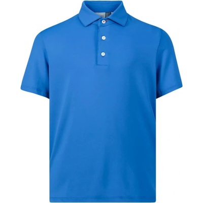 Kjus Boys Polo Self Collar Bright Blue
