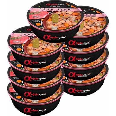 Alpha Spirit Dog Realfood Pork Stew 9 x 280 g