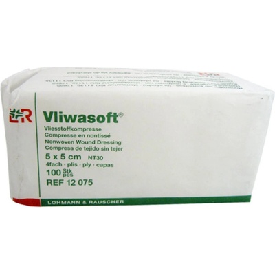 Vliwasoft Kompres nester. 5 x 5 cm/100 ks/4vrs.netk.t.