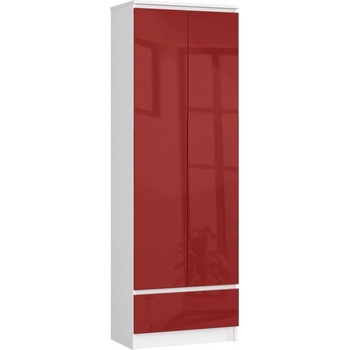 Ak furniture Rexa 60 cm bílá/červená