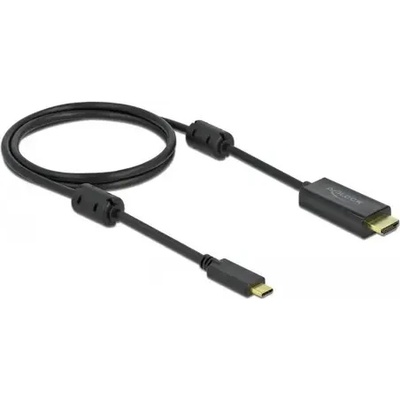 Delock Кабел Delock USB-C - HDMI (DP Alt Mode) 4K 60 Hz, 1 m, Черен (DELOCK-85969)