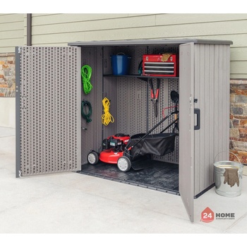 Image 1 of Lifetime Градински скрин за съхранение Lifetime, тъмно сив, 111х192x176 см