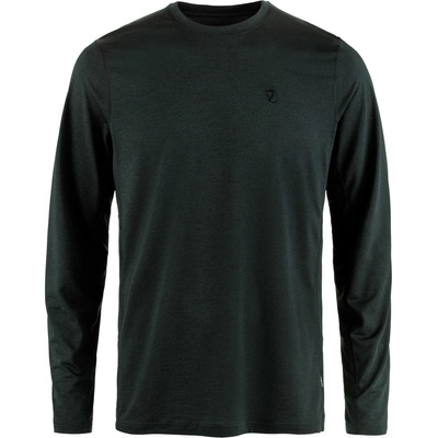 Fjällräven Мъжка спортна тениска Fjällräven Abisko Day Hike L/S Longsleeve - Black (216-6069-0113)