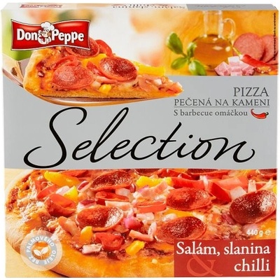 Don Peppe Selection Pizza saláma, slanina & chilli 440 g