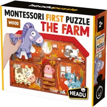 HEADU EN: Montessori Moje první puzzle Farma