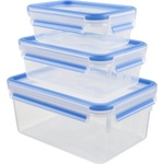 Tefal Master Seal Fresh Правоъгълен Кутия Прозрачен 3 броя K3028912