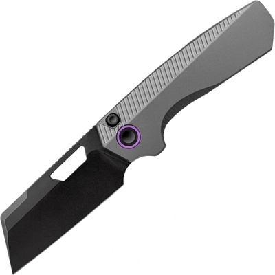 Vosteed Nip-L Elmax Black Stonewash, Dim Gray Titanium Top Liner Lock A4203