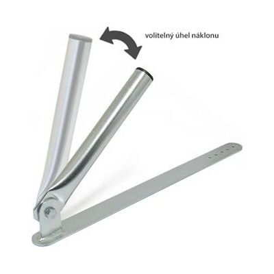 Držák antény pod střešní tašku s náklonem, 30cm, zinek Galva – Zboží Živě