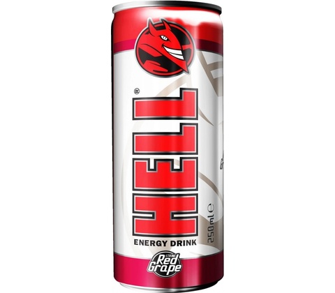 Hell Hell energetický nápoj Red Grape 250 ml