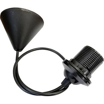 VITO Пендел с кабел 65см, e27, черен - vito (7300210)