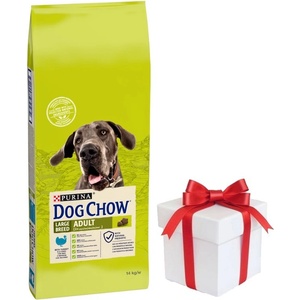 Dog Chow Adult Large Breed Turkey 14 кг+ безплатна изненада за кучето