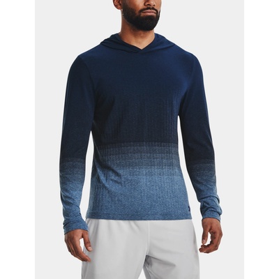 Under Armour UA Seamless LUX Hoodie-NVY modrá