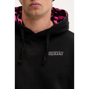 Hurley Суичър с качулка мъжки от памук BUBBLE (MFTEUMT0002)