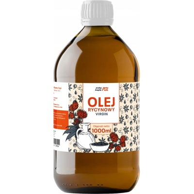 Ricínový olej Kol-pol nerafinovaný lisovaný za studena 1000 ml