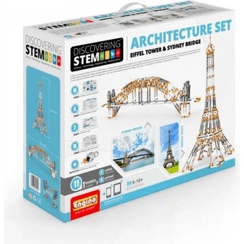 Engino STEM Architektúra Eiffelova veža a Most v Sydney + SVK knižka
