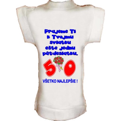 Tričko na fľašu Ešte jednu päťdesiatku