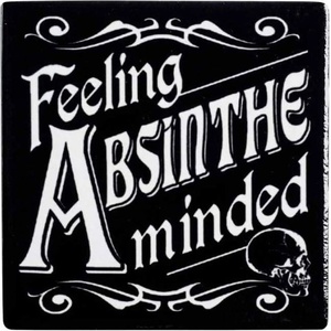 Alchemy gothic подложка за чаша ALCHEMY GOTHIC - Feeling Absinthe Minded - CC4