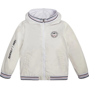 Image 1 of GUESS Бяло яке ветровка за момче с цветни ленти Guess
