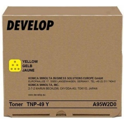 Develop Тонер касета DEVELOP TNP49Y, ineo+ 3351, +3851, 12000 k. , Yellow (A95W2D0)