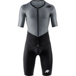 ASSOS Мъжки скин за колоездене ASSOS Le Houdini Roadsuit S11 Cycling skinsuit - Fanatic Silver (002-3441-0114)