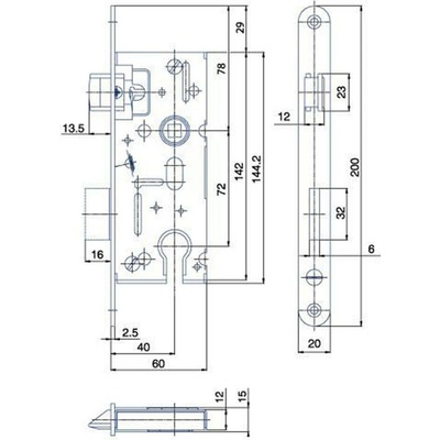 Hobes K 105 PZ 72/60mm P/L