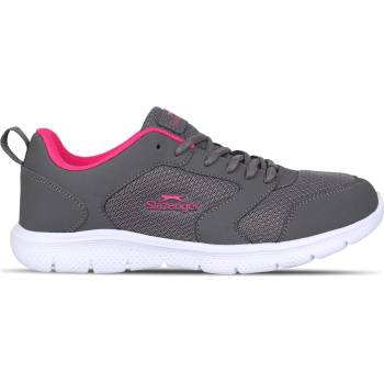 Slazenger Дамски маратонки Slazenger Force Mesh Womens Trainers - Charcoal/Pink