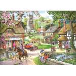 House of Puzzles - Puzzle Feeding The Ducks - 1 000 piese